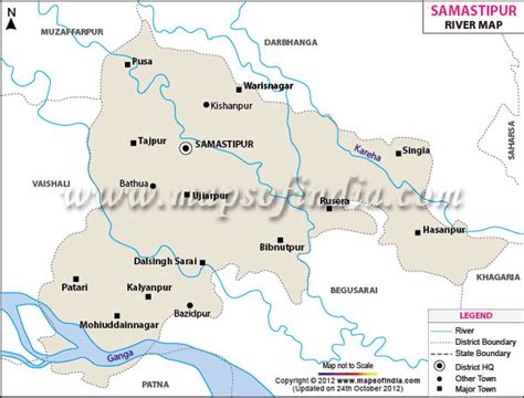 Samastipur River Map