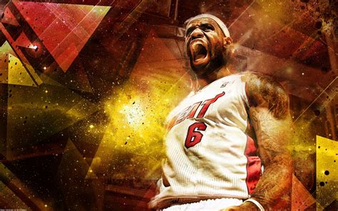 Lebron James Miami Heat Wallpapers - WallpaperSafari