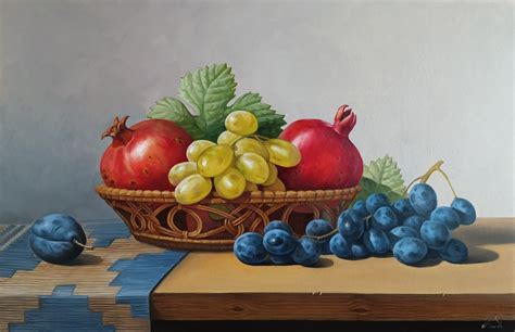 Still life with fruits by Armenian Still life, 2023 | Painting | Artsper (1913694)