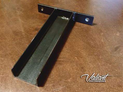 Large C-Channel Shelf Brackets 1 x 2 by valiantcustomworks on Etsy