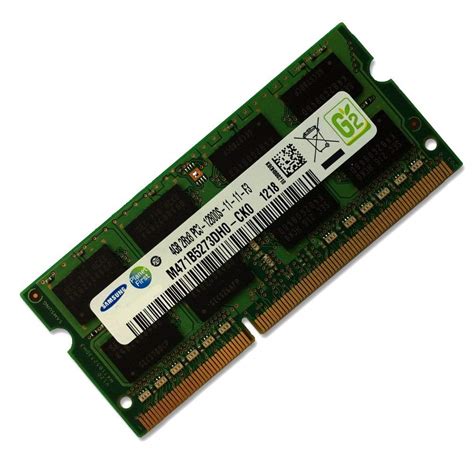 Samsung 4GB DDR3 PC3-12800 1600MHz 204-Pin SODIMM Laptop Memory Module ...