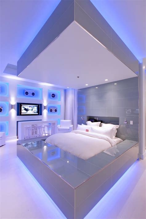 Futuristic elegance. Is this the bedroom of 2020? | Modern bedroom decor, Futuristic bedroom ...