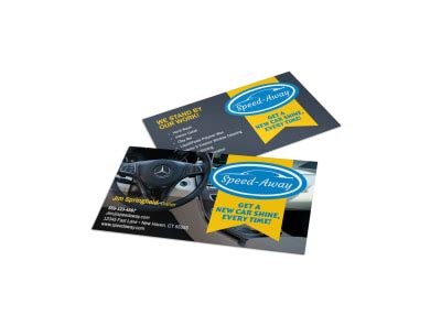 Auto Detailing Business Card Template | MyCreativeShop