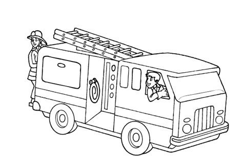 free-fire-truck-coloring-page - Coloring Page Book