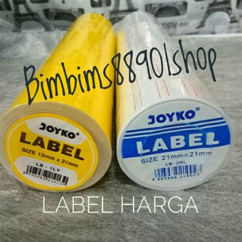 Jual Kertas label harga 1 lines putih&kuning | Shopee Indonesia