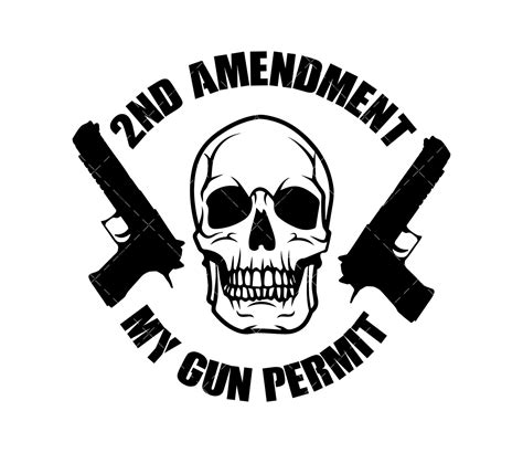 Second Amendment Gun Clipart