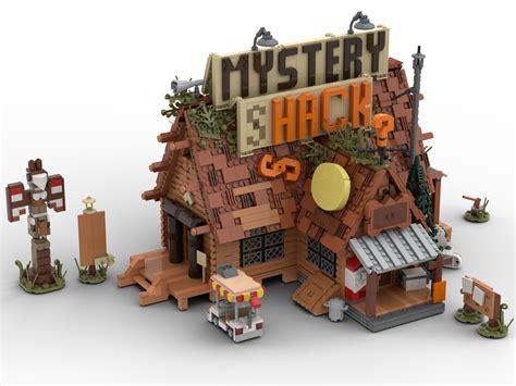 My Gravity Falls LEGO Ideas project: the Mystery Shack with full interior and minifigures. : r ...