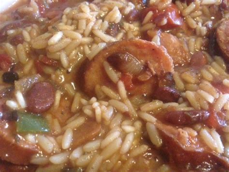 New Orleans RED BEANS and RICE with ANDOUILLE SAUSAGE * slightly spicy * Mardi Gras * - Cindy's ...