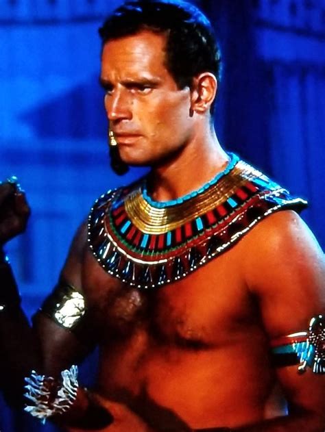 Charlton Heston as Moses in the Ten Commandments | Movie stars, Golden ...