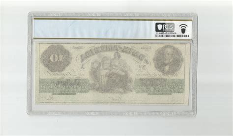 Antique 10 Dollar Bill Obsolete Currency Bank of America Remainder 1800s Graded PCGS 65 PPQ Gem ...