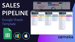 Sales Pipeline Google Sheets Template | Pipeline Tracker Template