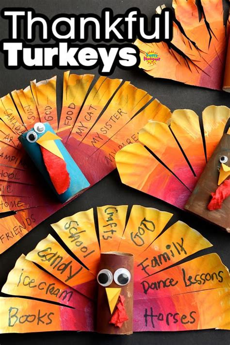 6 Turkey Crafts for Toddlers and Preschoolers - Happy Hooligans