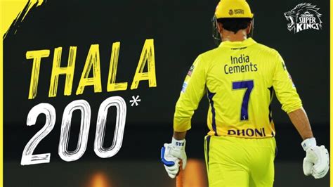 IPL 2021: MS Dhoni Makes History By Representing CSK For 200th Time Vs ...