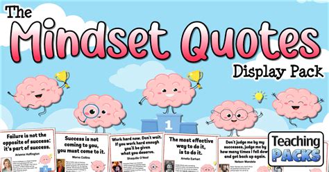 Mindset Quotes Display Pack - Teaching Packs