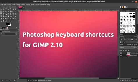 Configure GIMP 2.10 To Use Photoshop Keyboard Shortcuts (How-To) - Linux Uprising Blog