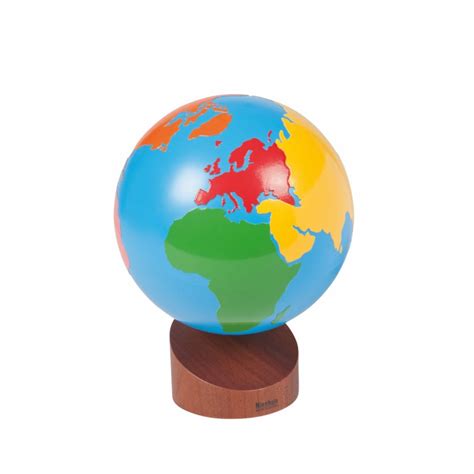 Globe Of The Continents: Colored | Nienhuis Montessori