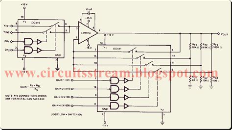 Digital Amplifier Circuit Diagram