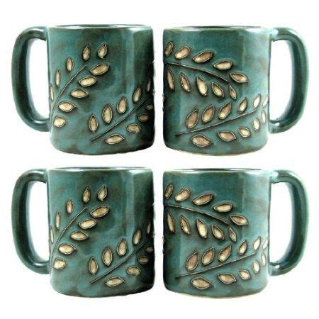 Amazon.com: Set Of Four (4) MARA STONEWARE COLLECTION - 16 Ounce Coffee Cup Collectible Mugs ...
