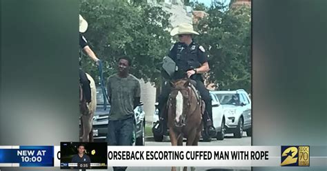 TX Police Apologize For Leading Black Suspect Down Street With Rope