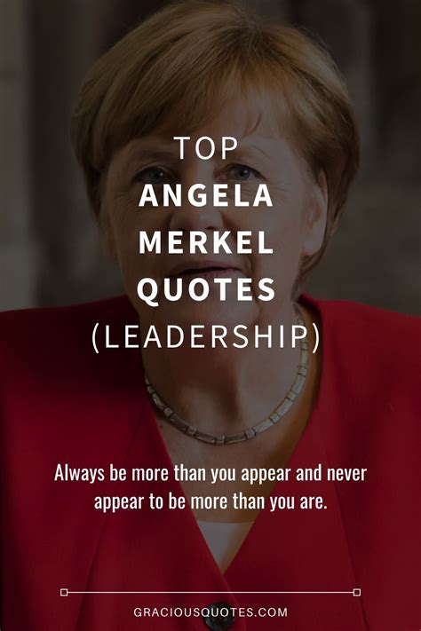 Top 50 Angela Merkel Quotes (LEADERSHIP)