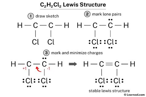 C2H2Cl2 Lewis structure - Learnool