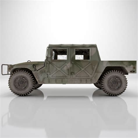 Hummer H1 Military Camouflage 3D model | CGTrader