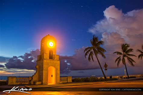 Clock Tower Worth Avenue Palm Beach Island Florida | HDR Photography by ...