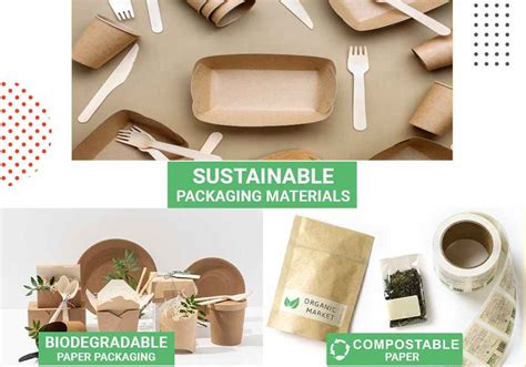 Environmentally friendly packaging materials used for food packaging