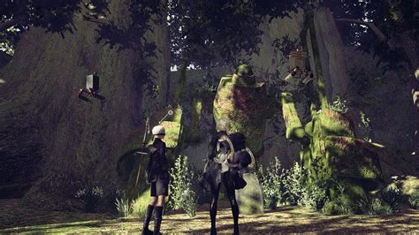 NieR:Automata @ Forest Kingdom (Route B: 9S) - YouTube