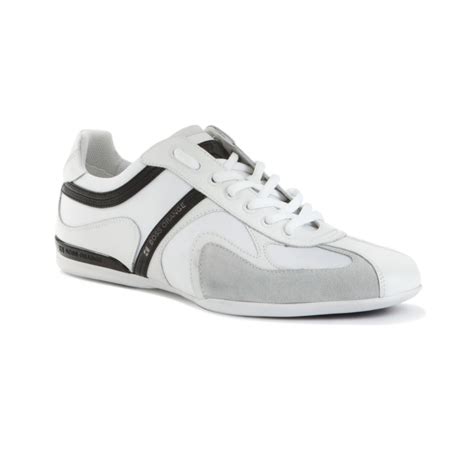 Hugo Boss Seamon Lace Up Sneakers in White for Men | Lyst