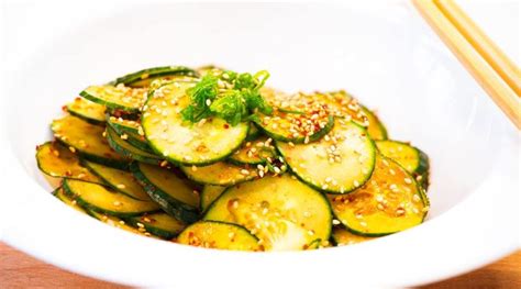 Summer Low-Calorie Recipe: Korean Spicy Cucumber Kimchi Salad - V LifeStyle