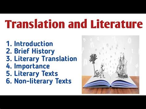 Translation and Literature| Translation and Literature in Translation Studies| Translation ...