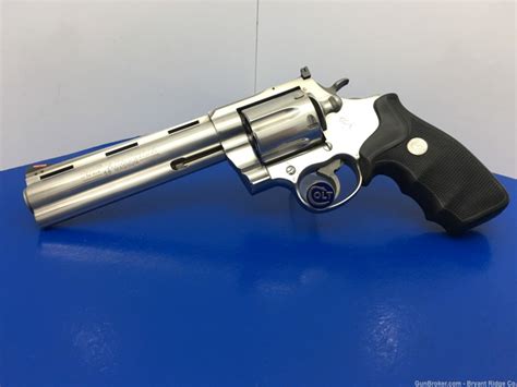 *SOLD* 1992 Colt Anaconda .44 Mag Stainless 6" *LEGENDARY SNAKE SERIES REVOLVER* - Bryant Ridge