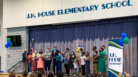 Ribbon Cutting for J.H. House Elementary School!