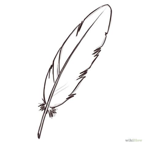 How to Draw a Feather | Feather drawing, Feather art, Feather