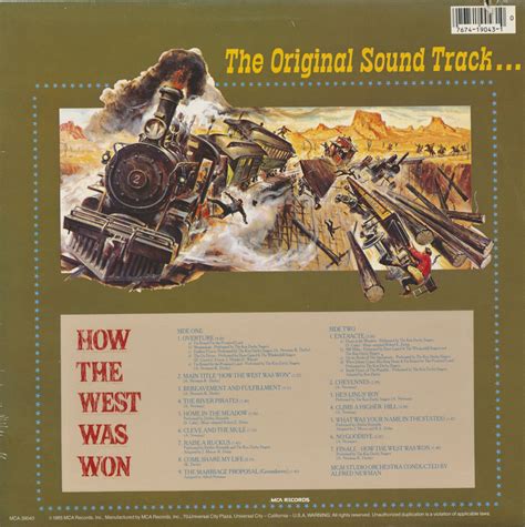 Various LP: How The West Was Won - Soundtrack (LP) - Bear Family Records