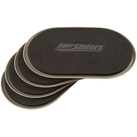 Super Sliders 5 3/4 x9 1/2" Oval Plastic Furniture Slider Beige 4 Pack - Walmart.com - Walmart.com