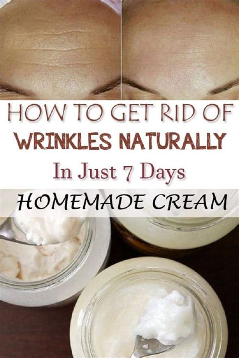 Homemade Cream to Get Rid of Wrinkles Naturally in Just 7 Days | Homemade wrinkle cream, Anti ...