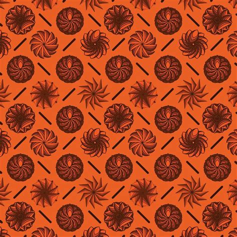 Geometric abstract seamless pattern orange Background 10955926 Vector ...