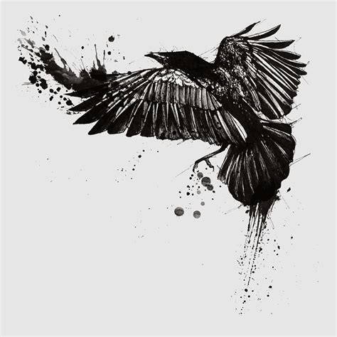 Top more than 80 simple norse raven tattoo latest - in.coedo.com.vn