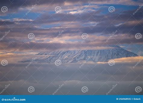 Magnificent Mount Kilimanjaro Close-up during Sunrise Stock Image ...