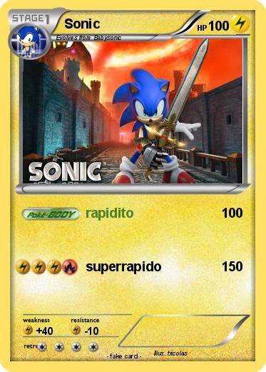 Pokémon Sonic 8578 8578 - rapidito - My Pokemon Card