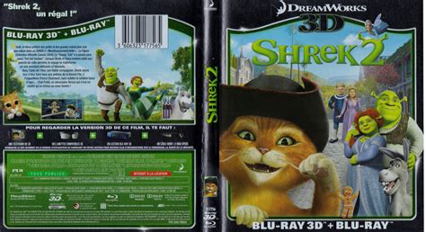 Jaquette DVD de Shrek 2 3D (BLU-RAY) - Cinéma Passion