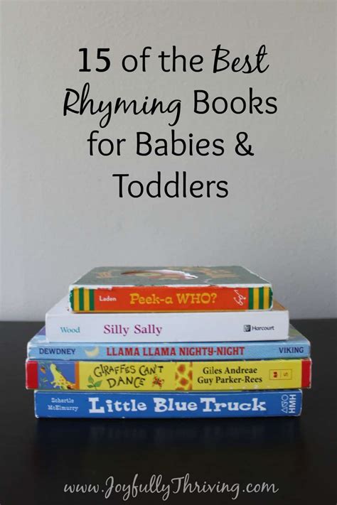 Best Rhyming Board Books for Babies & Toddlers