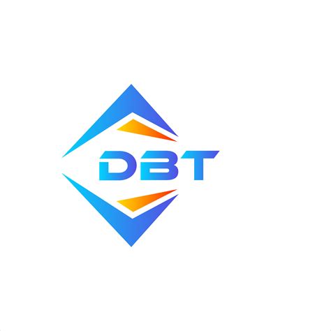 DBT abstract technology logo design on white background. DBT creative ...