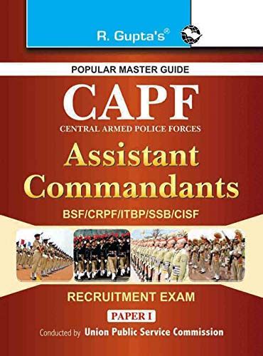 CAPF Previous Year Question Paper with solution pdf download