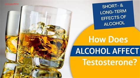 Alcohol And Testosterone: Does Drinking Affect T-Levels?