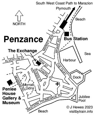 Visit Penzance by train - Beach, Penlee House, Trengwainton Garden, Levant Mine, Geevor Mine ...