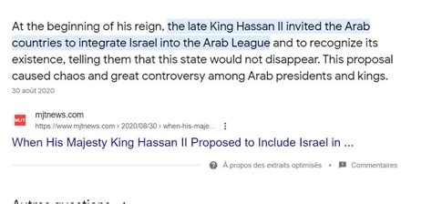 What are your thoughts on Hassan II inviting Israel to join to the Arab ...