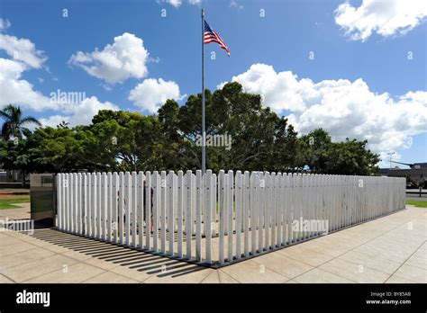 USS Oklahoma Memorial Pearl Harbor Pacific National Monument Ford Island Hawaii Stock Photo - Alamy